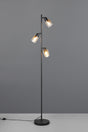 Lámpara de pie Trio Cadiz LED negro mate 2700K 154cm R41783032