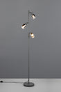 Lámpara de pie Trio Cadiz LED negro mate 2700K 154cm R41783042