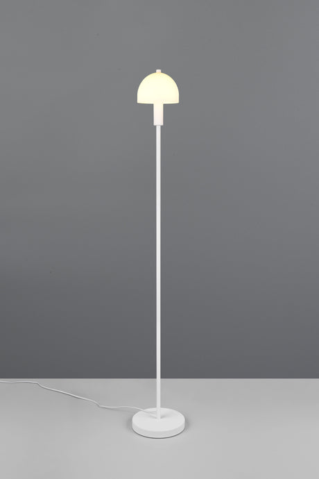 Lámpara de pie Trio Glenn E14 120cm blanco mate — ref. R41961031 (1)