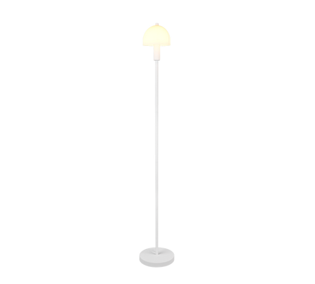 Lámpara de pie Trio Glenn LED blanco mate 3000K 120cm R41961031
