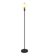 Lámpara de pie Trio Glenn LED negro mate 3000K 120cm R41961032