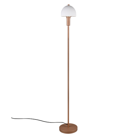 Lámpara de pie Trio Glenn LED marrón café 3000K 120cm R41961065