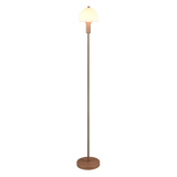 Lámpara de pie Trio Glenn LED marrón café 3000K 120cm R41961065
