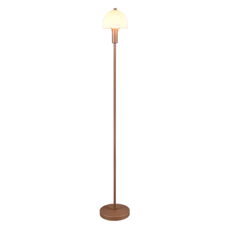 Lámpara de pie Trio Glenn LED marrón café 3000K 120cm R41961065