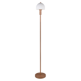 Lámpara de pie Trio Glenn LED marrón café 3000K 120cm R41961065