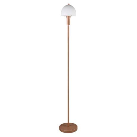 Lámpara de pie Trio Glenn LED marrón café 3000K 120cm R41961065