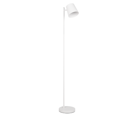 Lámpara de pie Trio Blake LED blanco mate táctil 3000K 125cm R42111131