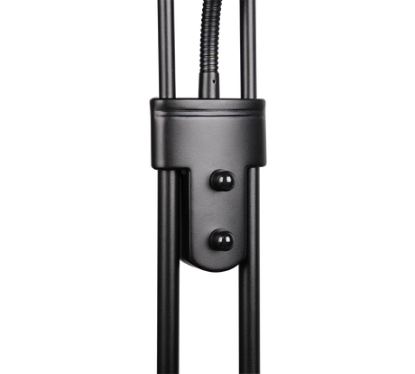 Lámpara de pie Trio Spock LED negro mate 3000K 180cm R42292132