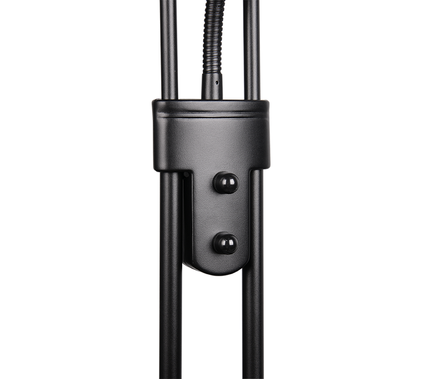 Lámpara de pie Trio Spock LED negro mate 3000K 180cm R42292132