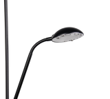 Lámpara de pie Trio Spock LED negro mate 3000K 180cm R42292132