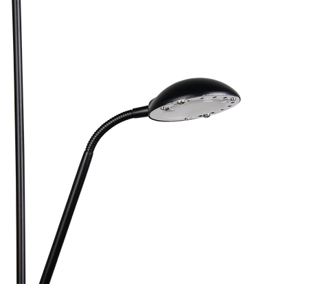 Lámpara de pie Trio Spock LED negro mate 3000K 180cm R42292132