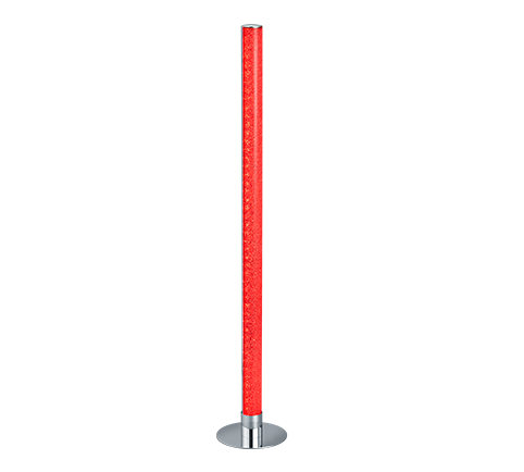 Lámpara de pie Trio Leia LED cromo 3000K 104cm R42571100