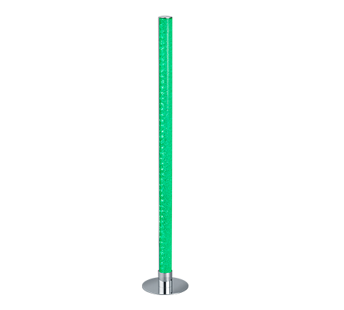 Lámpara de pie Trio Leia LED cromo 3000K 104cm R42571100