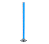 Lámpara de pie Trio Leia LED cromo 3000K 104cm R42571100