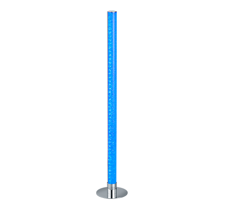 Lámpara de pie Trio Leia LED cromo 3000K 104cm R42571100