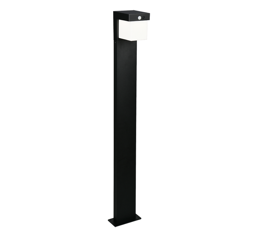 Baliza de exterior Trio Colombo LED negro mate solar 4000K IP44 100cm R43286132