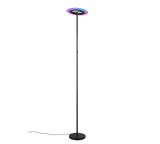 Lámpara de pie Trio Samba LED negro mate CCT 175cm R43411132