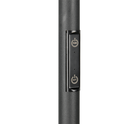 Lámpara de pie Trio Samba LED negro mate CCT 175cm R43411132