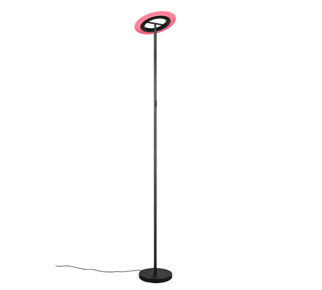 Lámpara de pie Trio Samba LED negro mate CCT 175cm R43411132