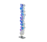 Lámpara de pie Trio Pulse LED transparent iridescent 4000K 119cm R43681153