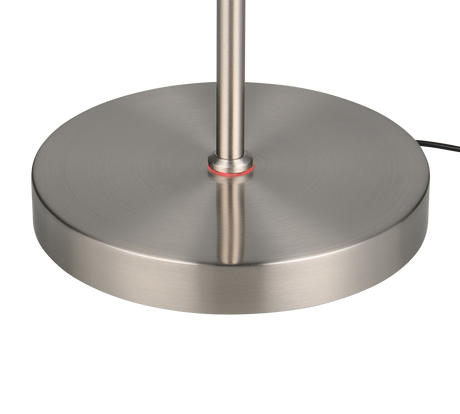 Lámpara de pie Trio Moreno LED níquel mate 160,5cm R44561107