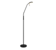 Lámpara de pie Trio Moreno LED negro mate 160,5cm R44561132