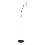 Lámpara de pie Trio Moreno LED negro mate 160,5cm R44561132