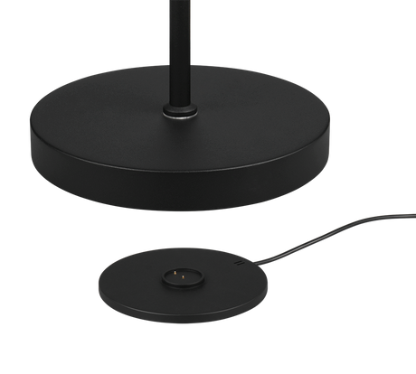 Lámpara de pie Trio Moreno LED negro mate 160,5cm R44561132
