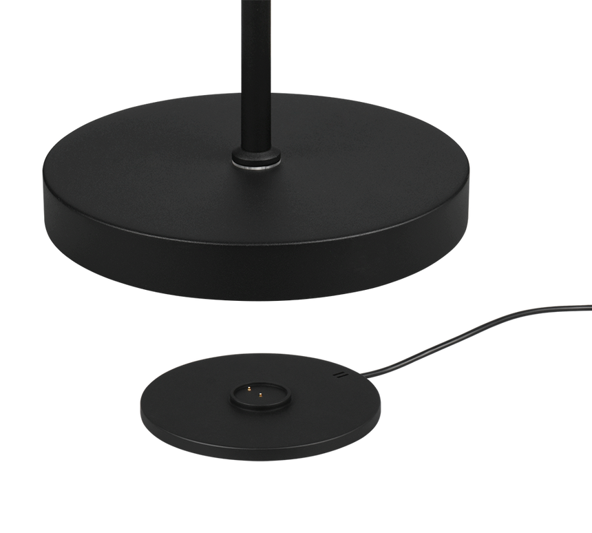 Lámpara de pie Trio Moreno LED negro mate 160,5cm R44561132