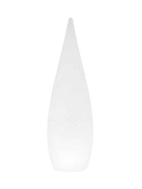 Trio Palmas Lámpara de pie exterior LED de plástico blanco R45101901