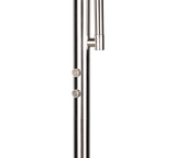 Lámpara de pie Trio Palermo LED níquel mate 183cm R45741107
