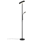 Lámpara de pie Trio Palermo LED negro mate 183cm R45741132