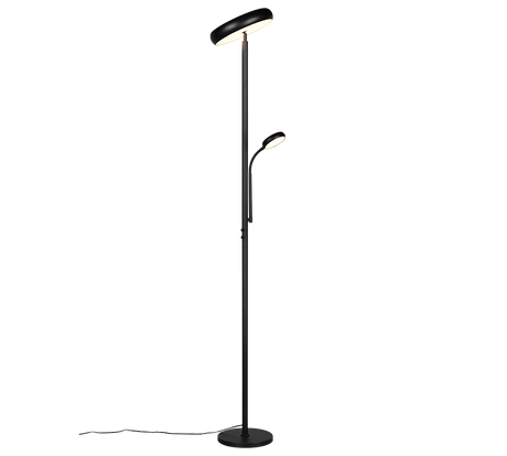 Lámpara de pie Trio Palermo LED negro mate 183cm R45741132