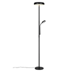 Lámpara de pie Trio Palermo LED negro mate 183cm R45741132
