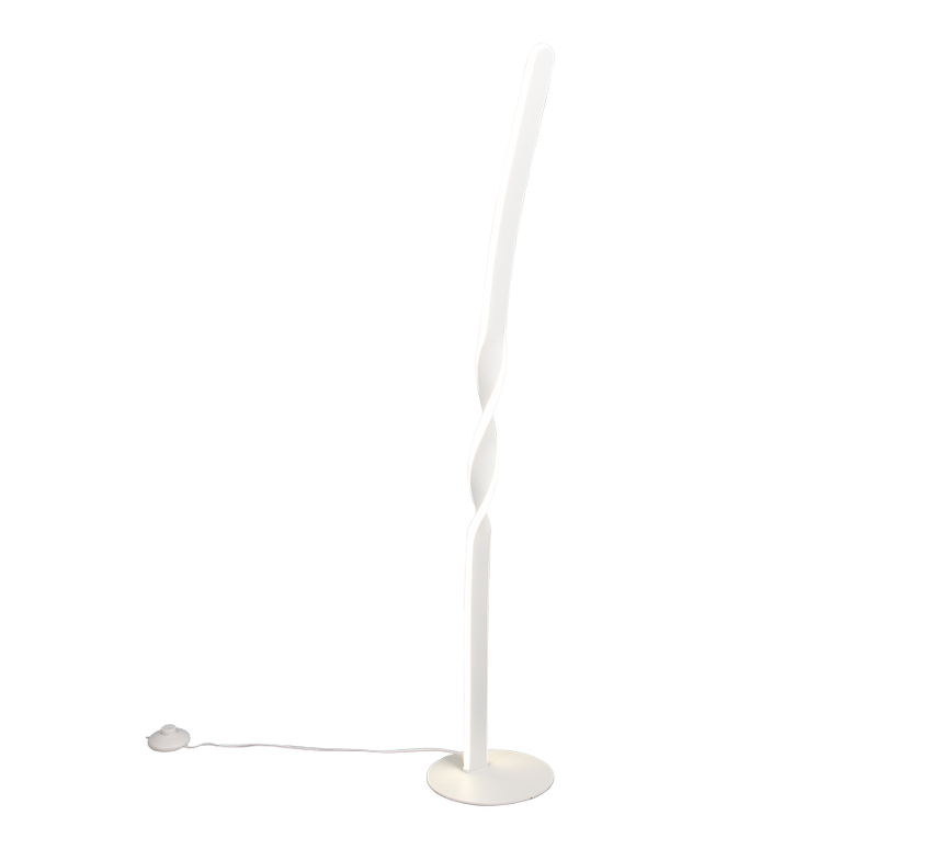 TRIR45791131 LAMPARA DE PIE GINKO NEGRO LED 19W