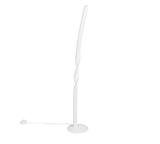Lámpara de pie Trio Ginko LED blanco mate 4000K 110cm R45791131