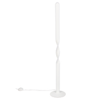 Lámpara de pie Trio Ginko LED blanco mate 4000K 110cm R45791131