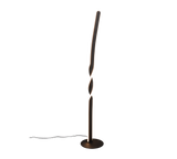 Lámpara de pie Trio Ginko LED negro mate 3000K 110cm R45791132