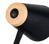 Lámpara de pie Trio Pongo LED negro 3000K 145cm R45831102 - vista 2