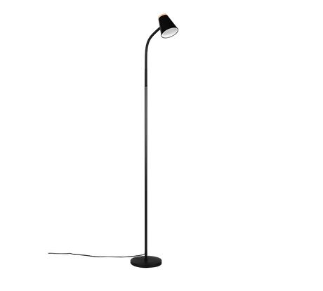 Lámpara de pie Trio Pongo LED negro 3000K 145cm R45831102 - vista 3