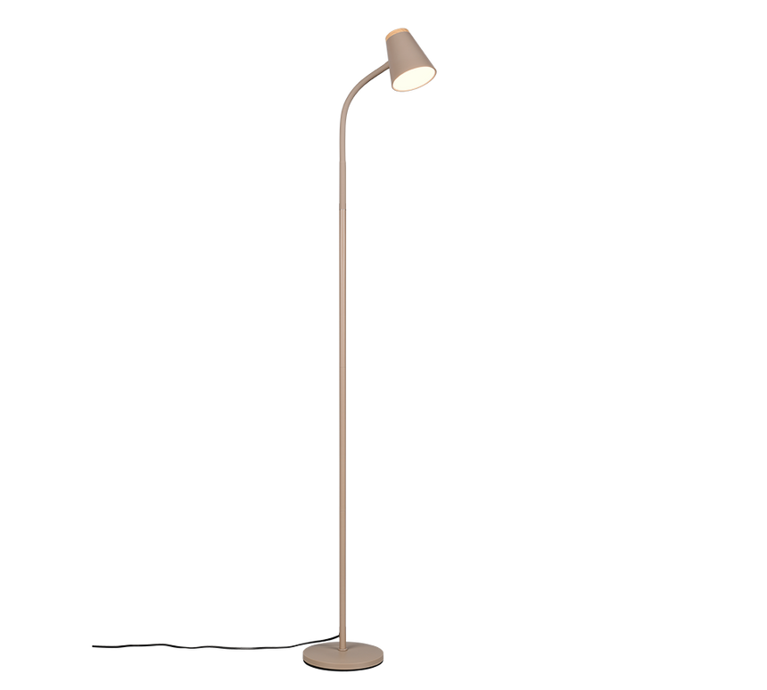Lámpara de pie Trio Pongo LED warm beige 3000K 145cm R45831143