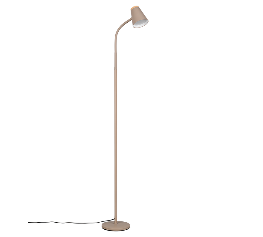 Lámpara de pie Trio Pongo LED warm beige 3000K 145cm R45831143 - vista 3