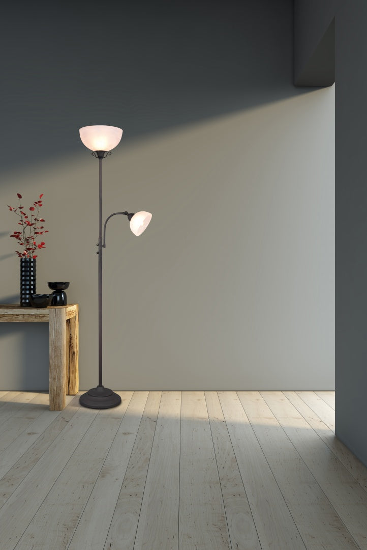 Lámpara de pie Trio Country LED rusty 3000K 184cm R46322024