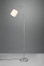 Lámpara de pie Trio Tommy LED níquel mate 2700K 130cm R46331001