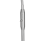 Lámpara de pie Trio Tommy LED níquel mate 2700K 130cm R46331001