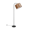 Lámpara de pie Trio Pardina LED negro mate 2700K 207cm R46741032