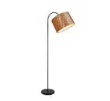 Lámpara de pie Trio Pardina LED negro mate 2700K 207cm R46741032