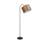 Lámpara de pie Trio Pardina LED negro mate 2700K 207cm R46741032