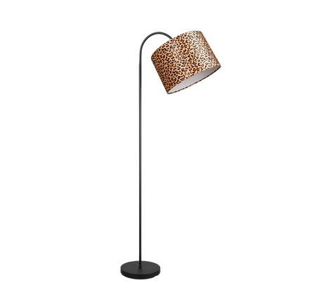 Lámpara de pie Trio Pardina LED negro mate 2700K 207cm R46741032