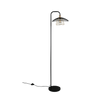 Lámpara de pie Trio Lauris LED negro mate 2700K 155cm R46791032